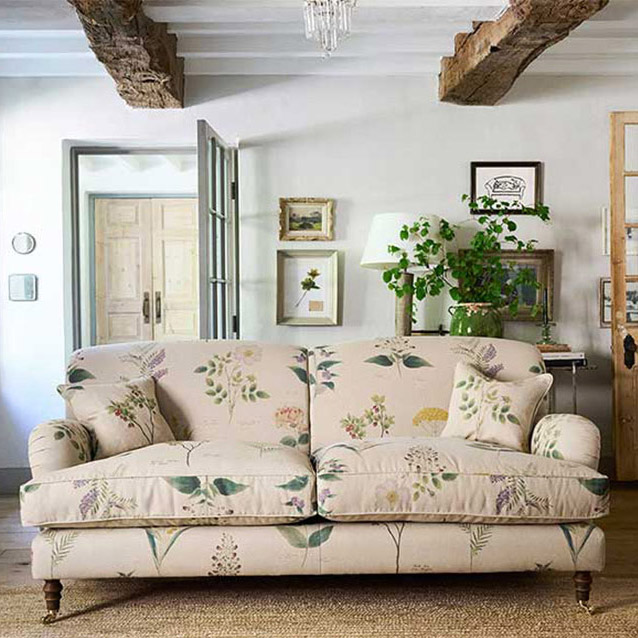 Kentwell 3 Seater Sofa in RHS Collection Lydia Penrose Design